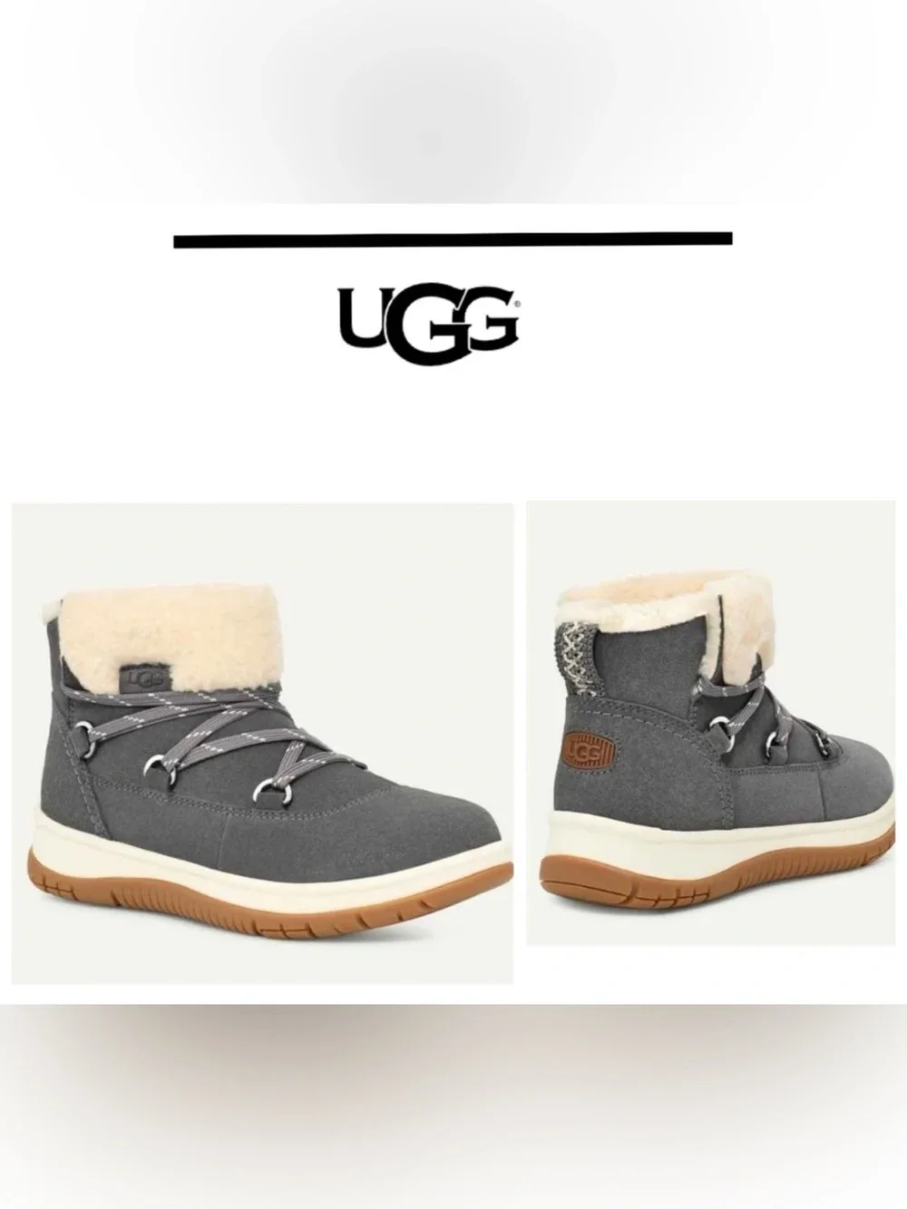 UGG || Women’s Lakesider Heritage Boots (sz. 9) - Grey